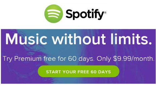 60 Days Free Spotify